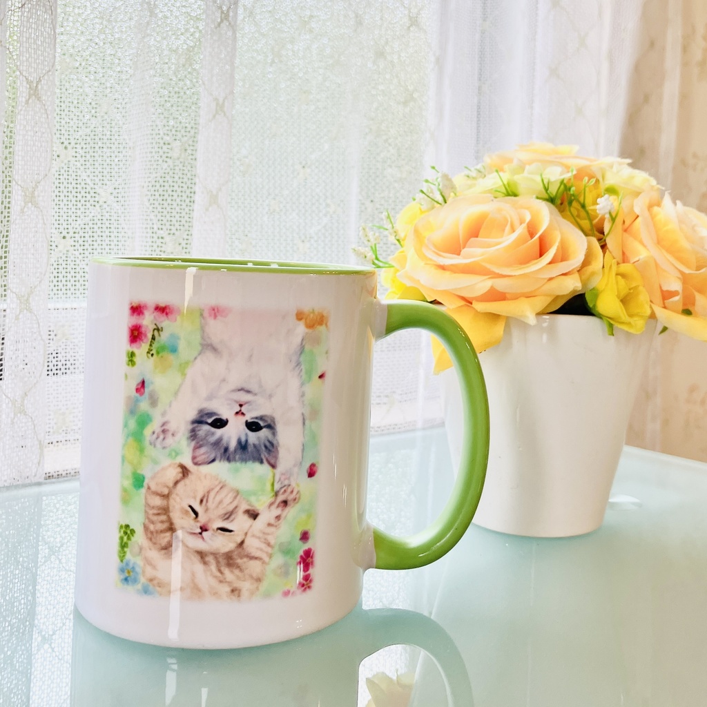 手をつなごう マグカップ