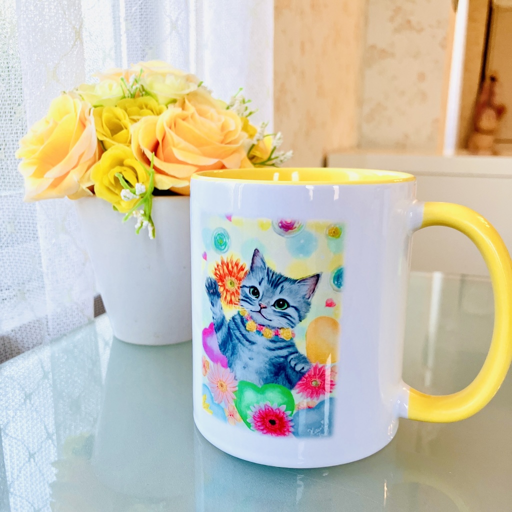 きみに贈るハッピージャグリング マグカップ