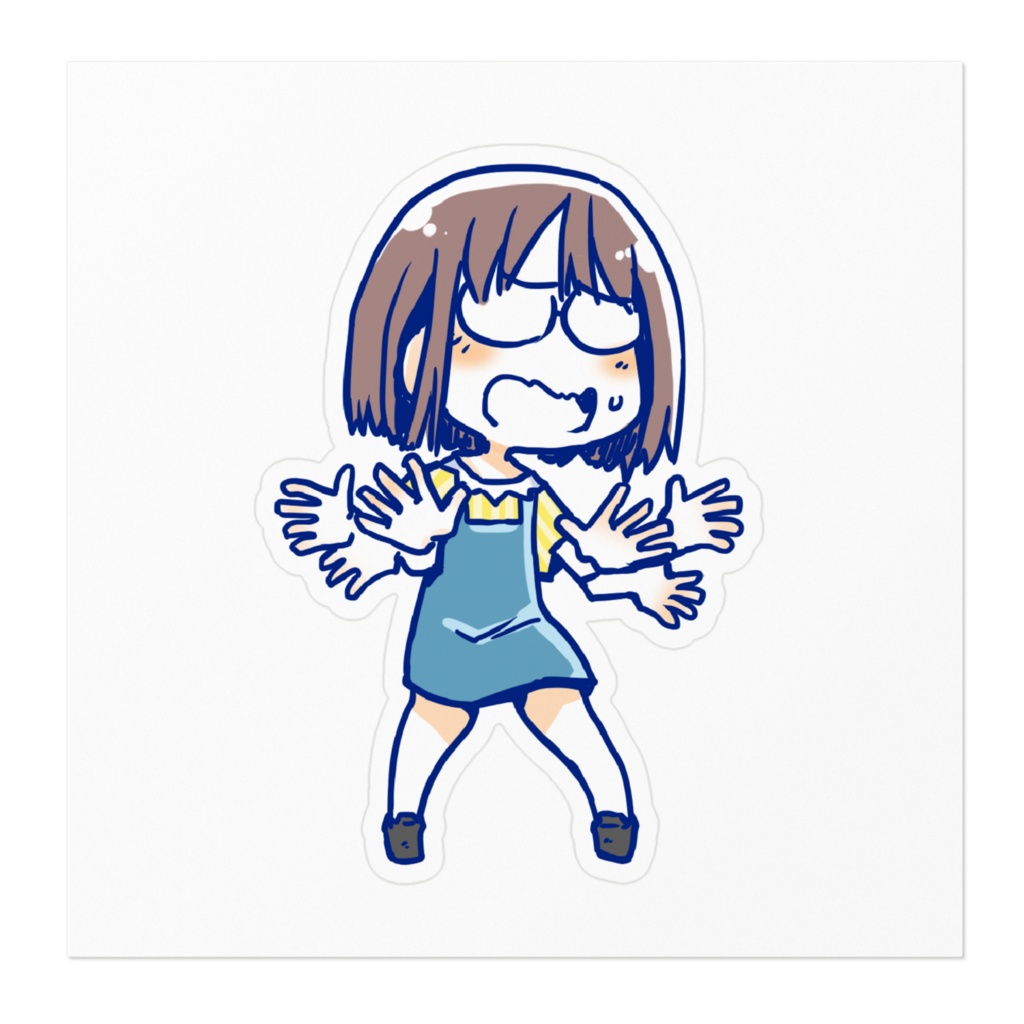 花沢ねこ ステッカー(3)