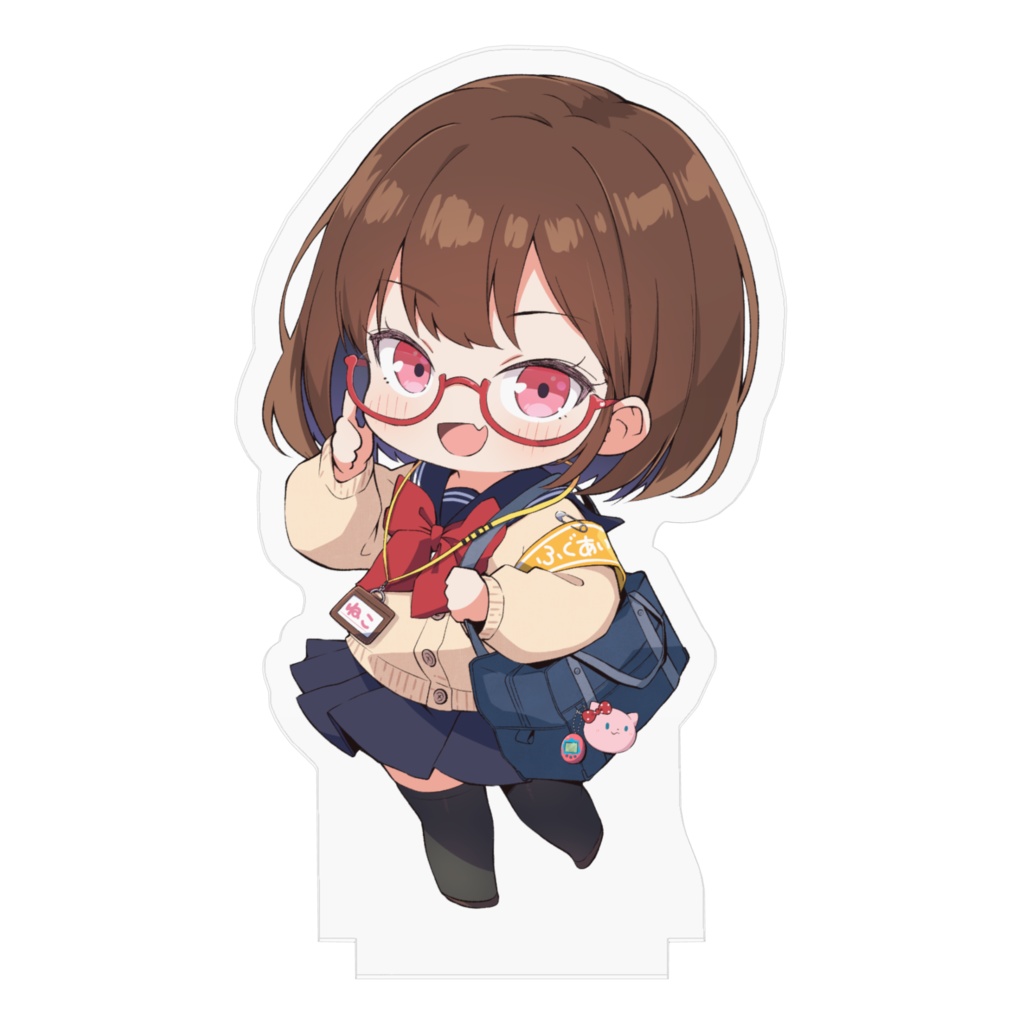 花沢ねこ キービジュアル SDサイズ アクリルフィギュア(70x70mm)