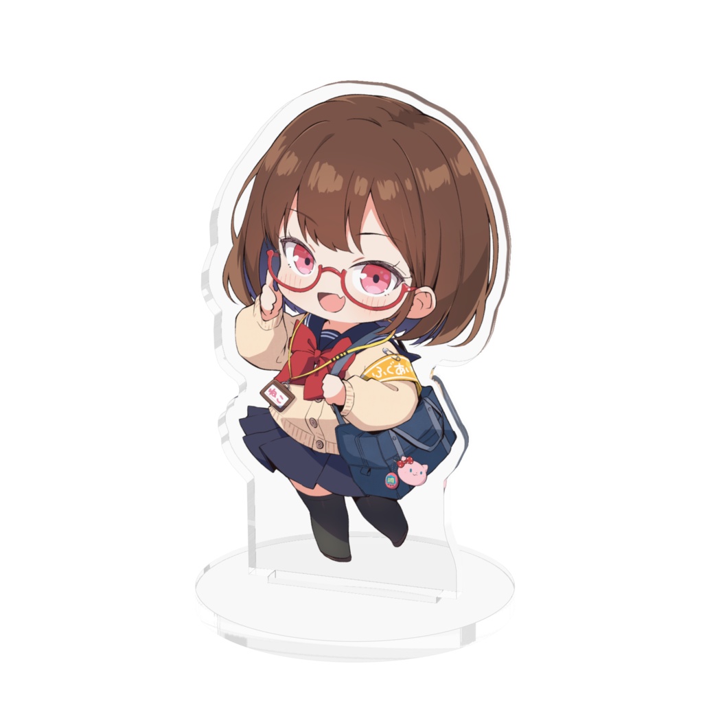 花沢ねこ キービジュアル SDサイズ アクリルフィギュア(70x70mm)