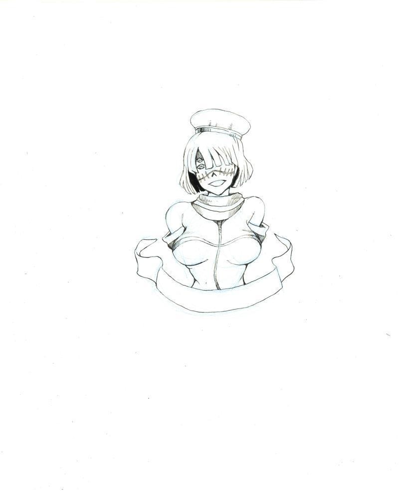 ペン画14　蔵書票もどき　ミミコボ（リクエスト品）