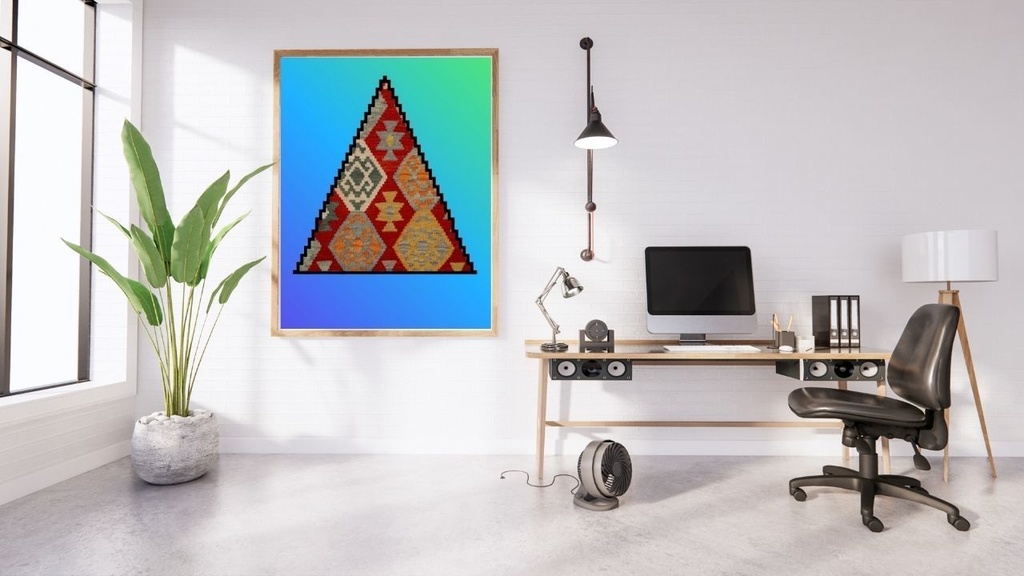 Turkish kilim digital wall arts