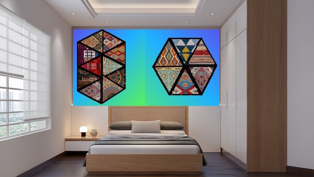 Turkish kilim digital wall arts