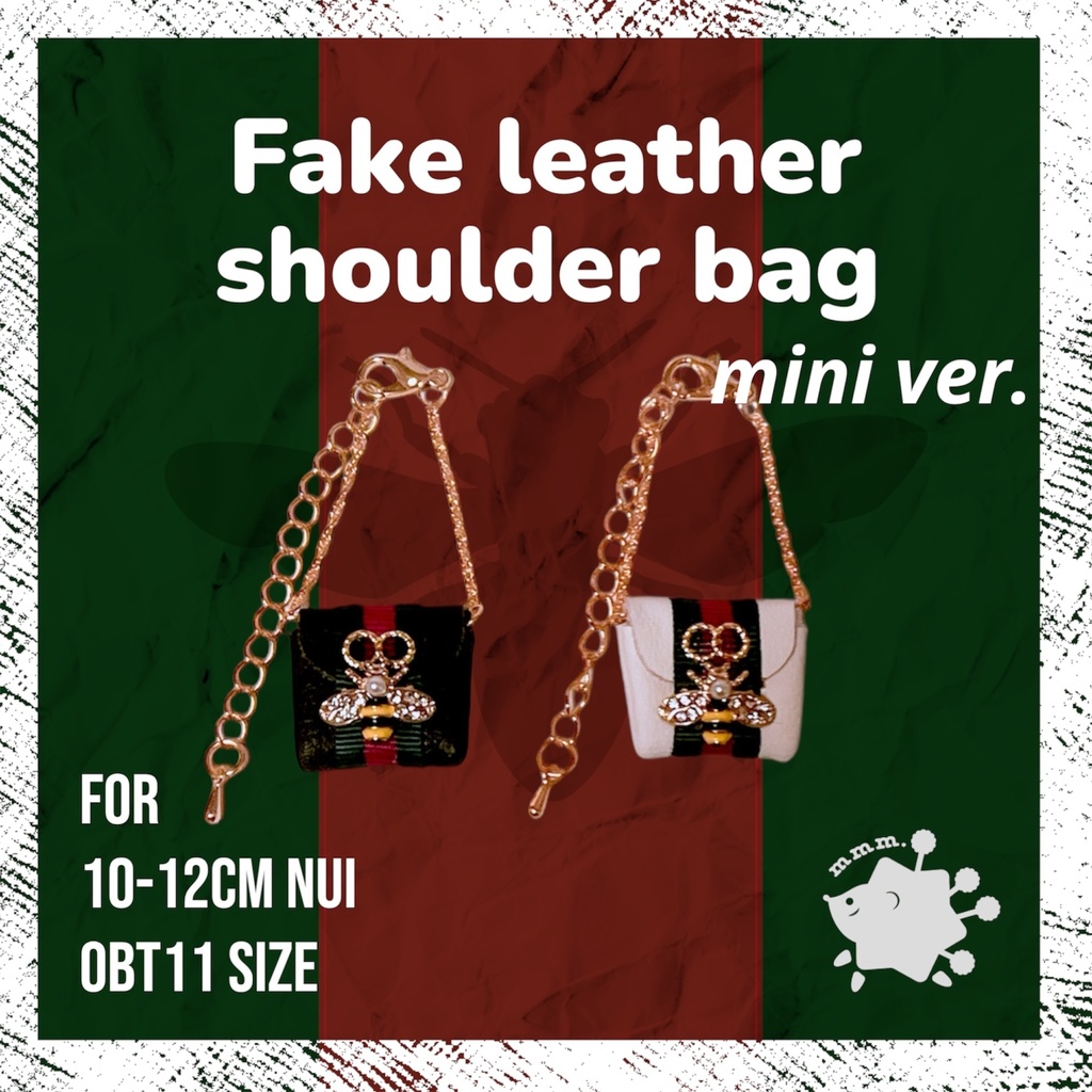 fake leather shoulder bag - mini ver.