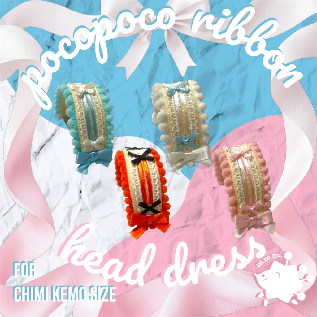 poco poco ribbon head dress