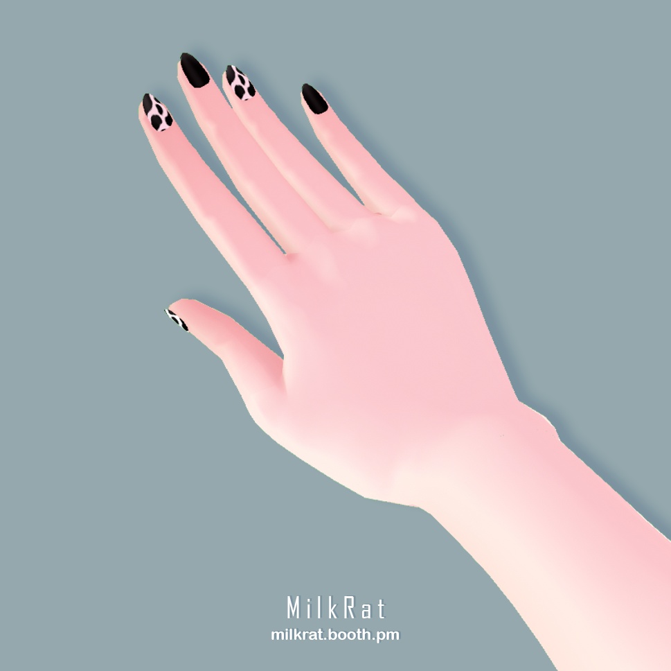 Cow Bikini Set ❤ Bikini + Thigh Highs + Nails ❤