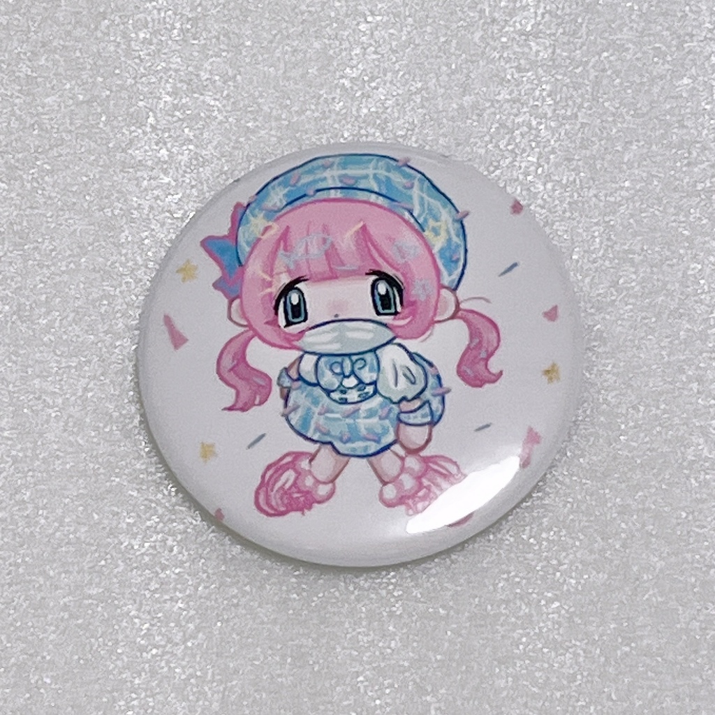 真夏缶バッジ