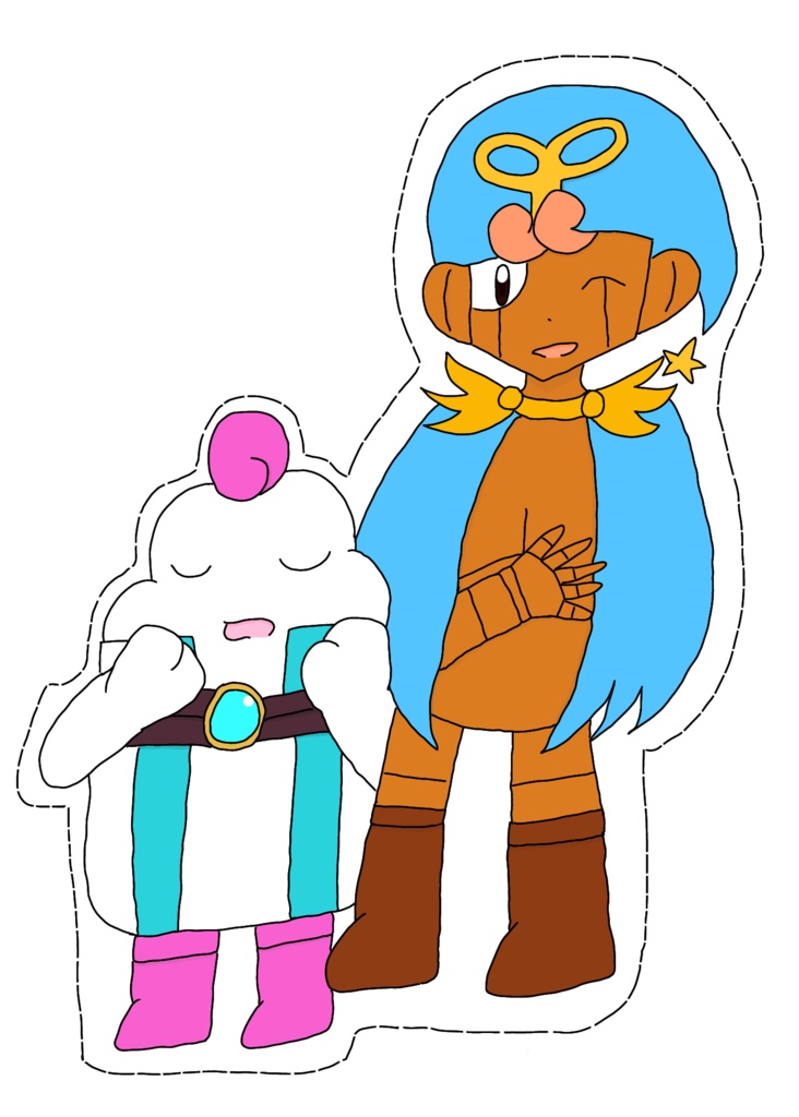 【単品/クリックポスト配送】ウィンクできるかできないかステッカー（ジノマロ）