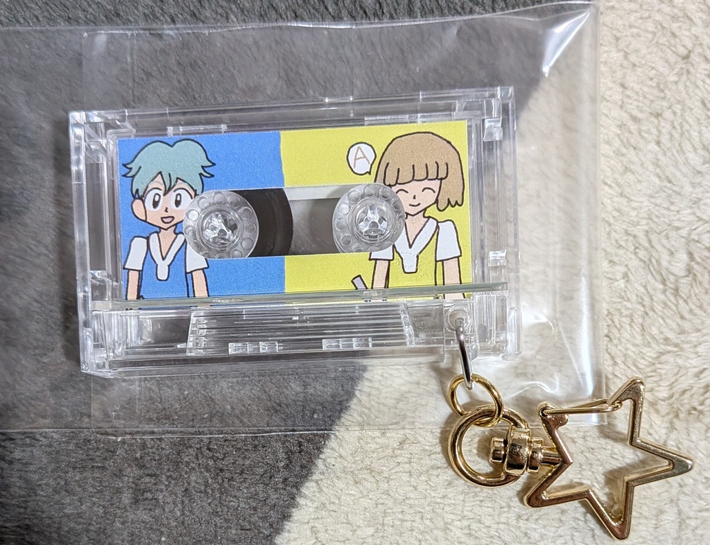 【ミニカセットキーホルダー】ブラッシャーズが音楽デビュー!!まさかのカセットテープ!?