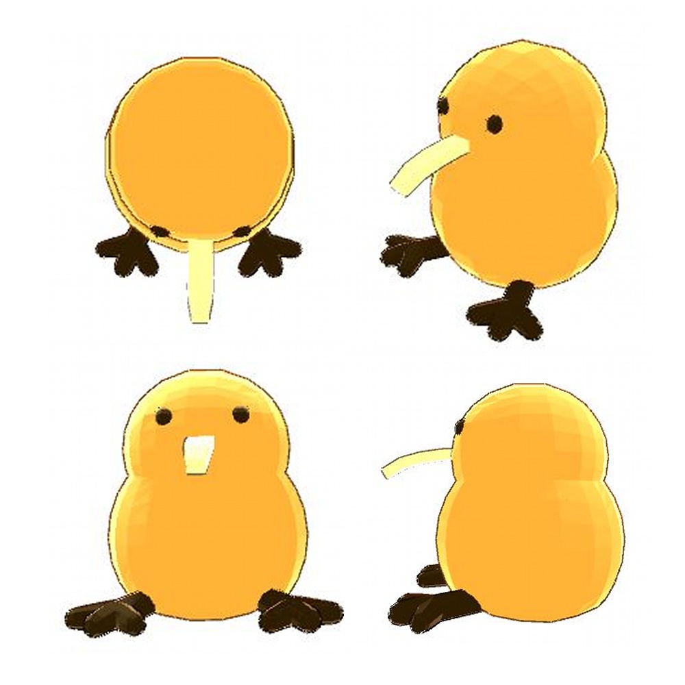 おすわりキーウィ