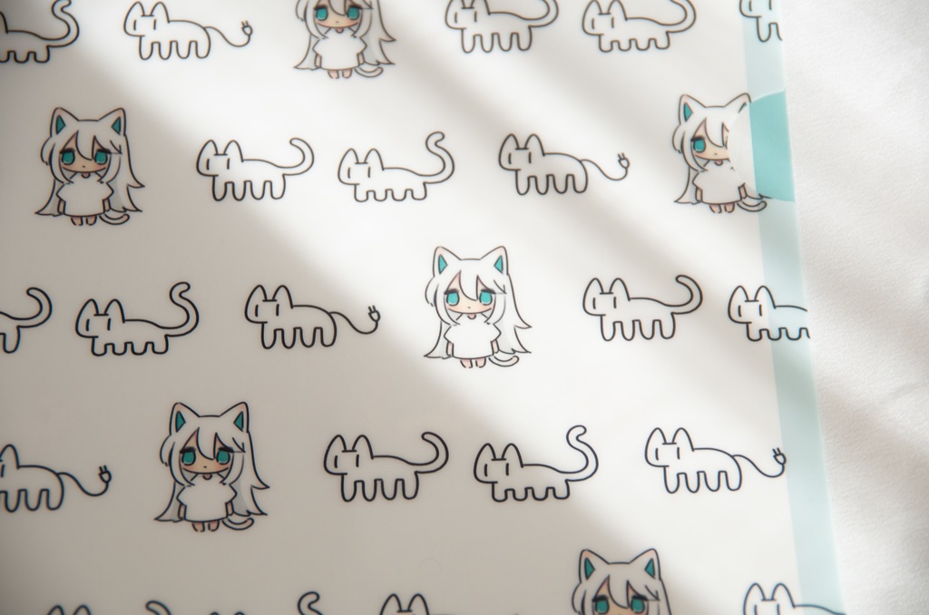 A4 クリアファイル ねこたち