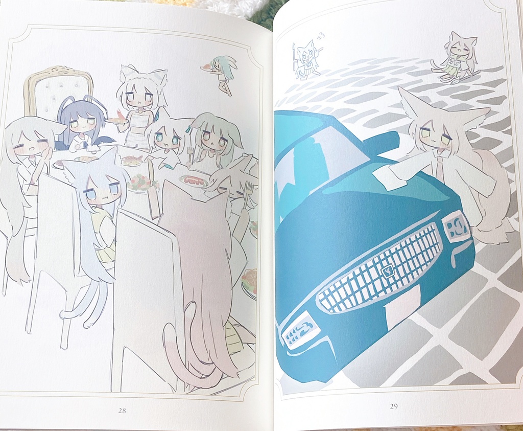 イラスト集「feline reverie」