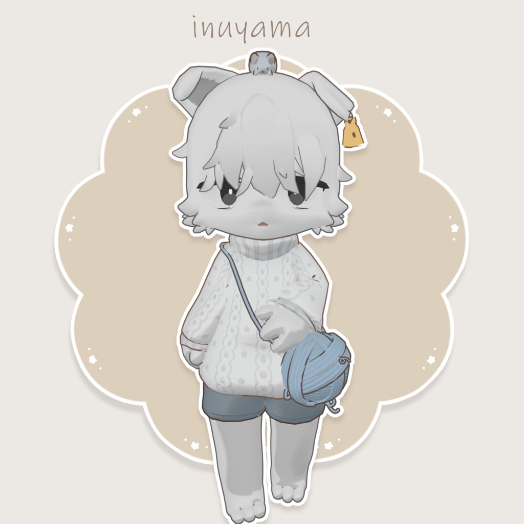 【3Avataer対応】ひだまりねむニット🧶