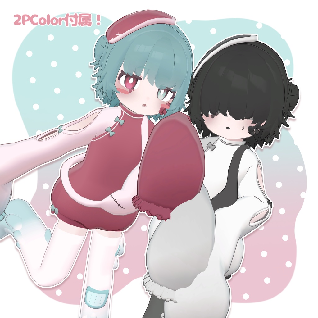 【オリジナル3Dモデル】腐乱死体のふにくちゃん