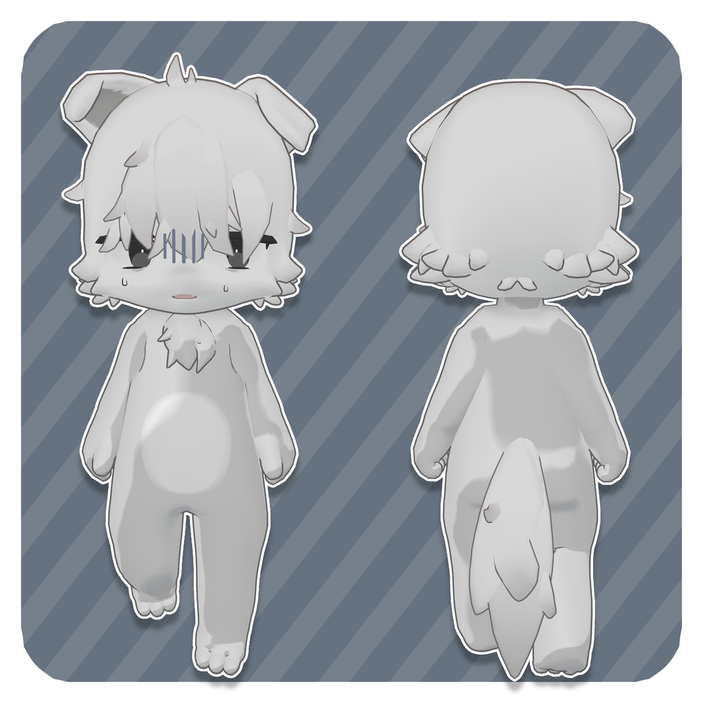 🦴公開記念セール中🦴【オリジナル3Dモデル】イヌヤマ