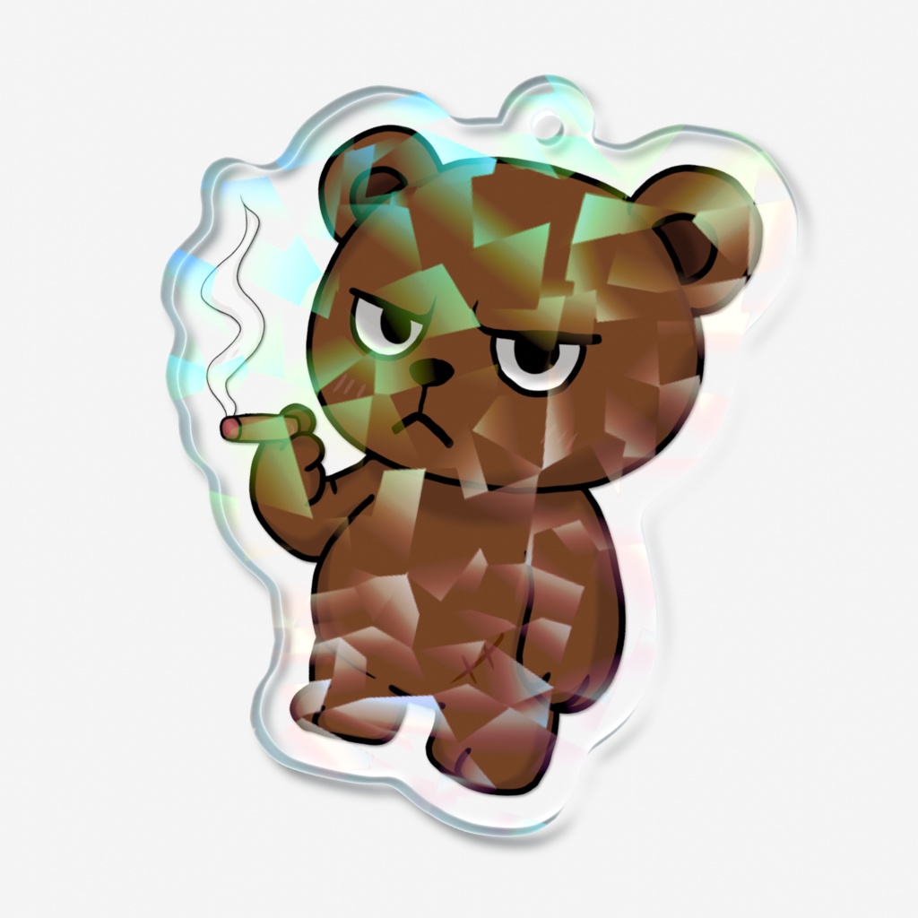 グレン(喰煙)ホログラムアクリルキーホルダー