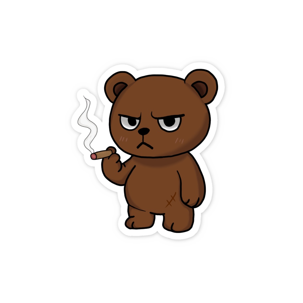 グレン(喰煙)スマホステッカー