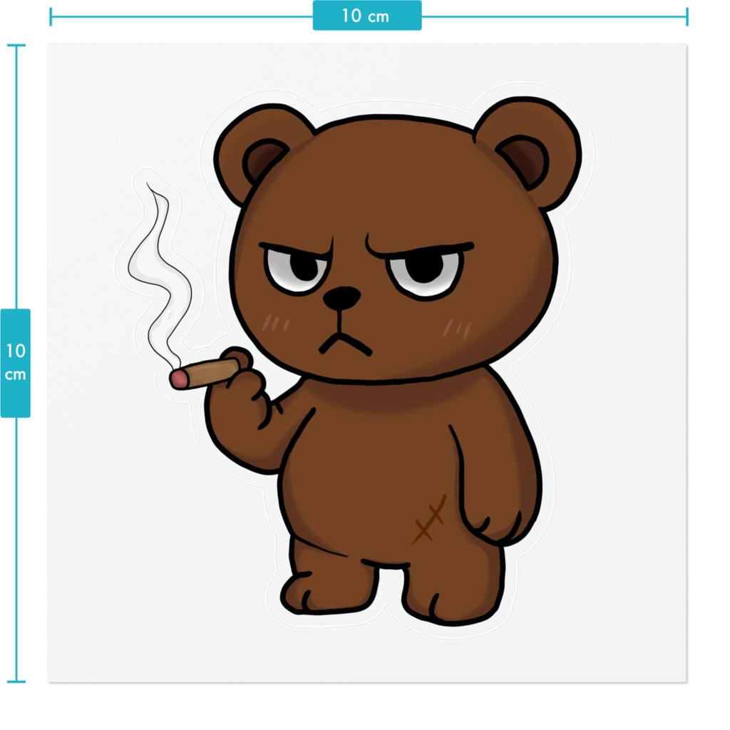グレン(喰煙)ステッカー