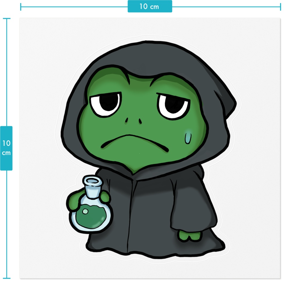ルガ(涙蛙)ステッカー