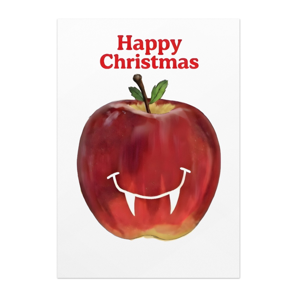 赤りんご Happy Christmas バージョン2 ポスター