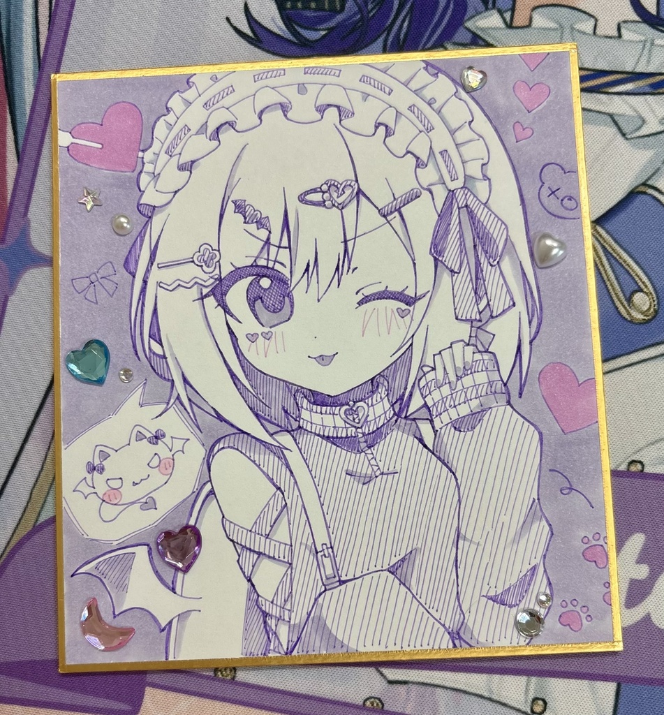 東雲絵名　色紙