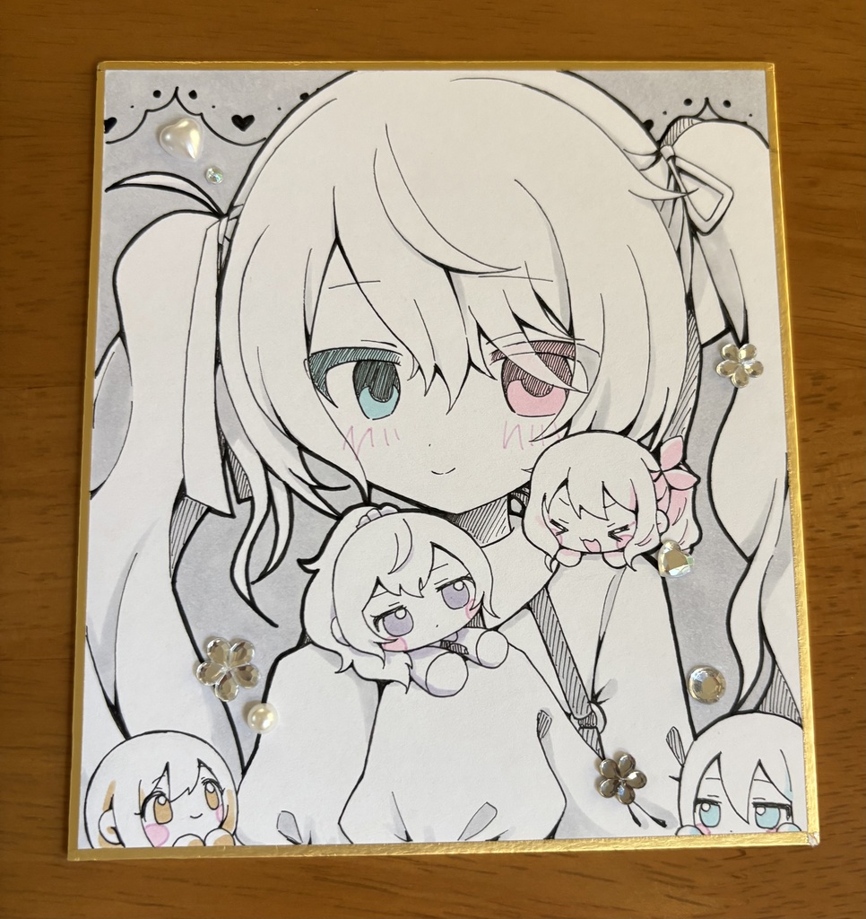 ニーゴミク　色紙