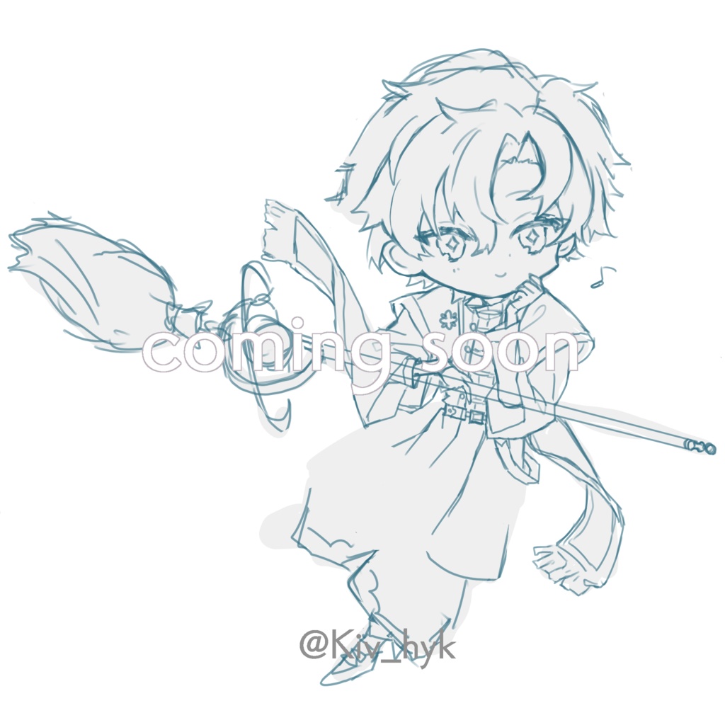 アクリルキーホルダー〈フィガロ 〉