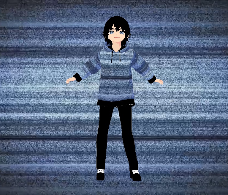 TV Static Pack Parka and Eyes TVスタティック・パック・パーカー・アンド・アイズ