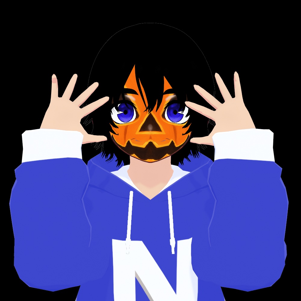 ジャック・オー・ランタン フェイス テクスチャ | Jack-O'-Lantern Face Texture