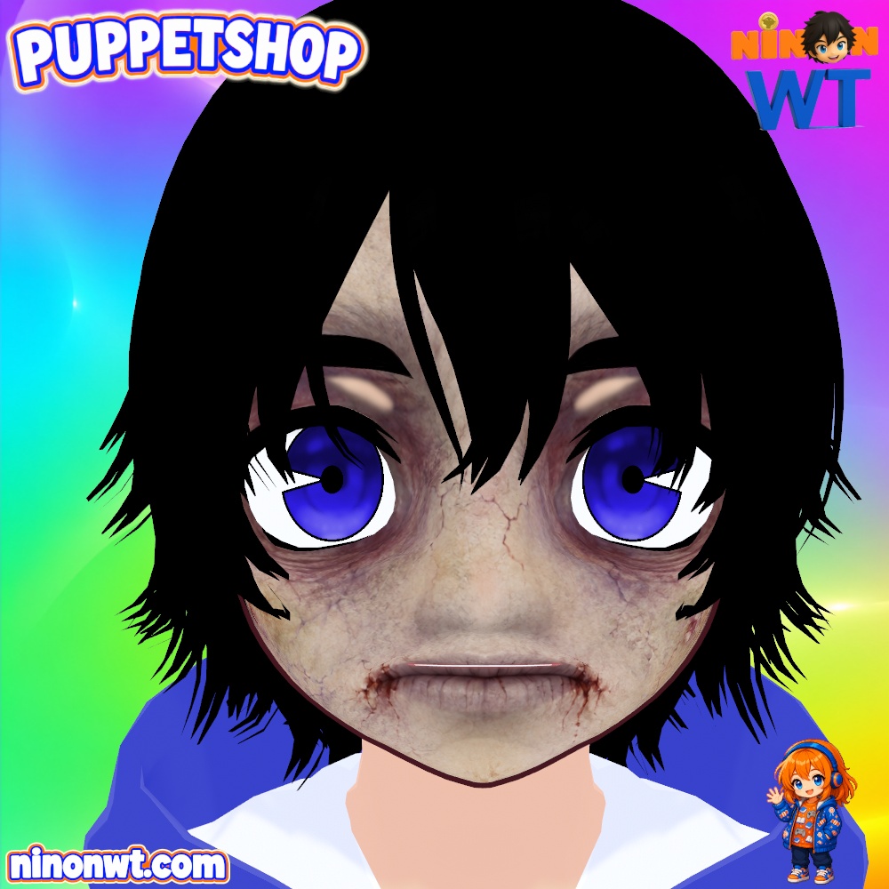 ゾンビホラー フェイステクスチャ | Zombie Horror Face Texture