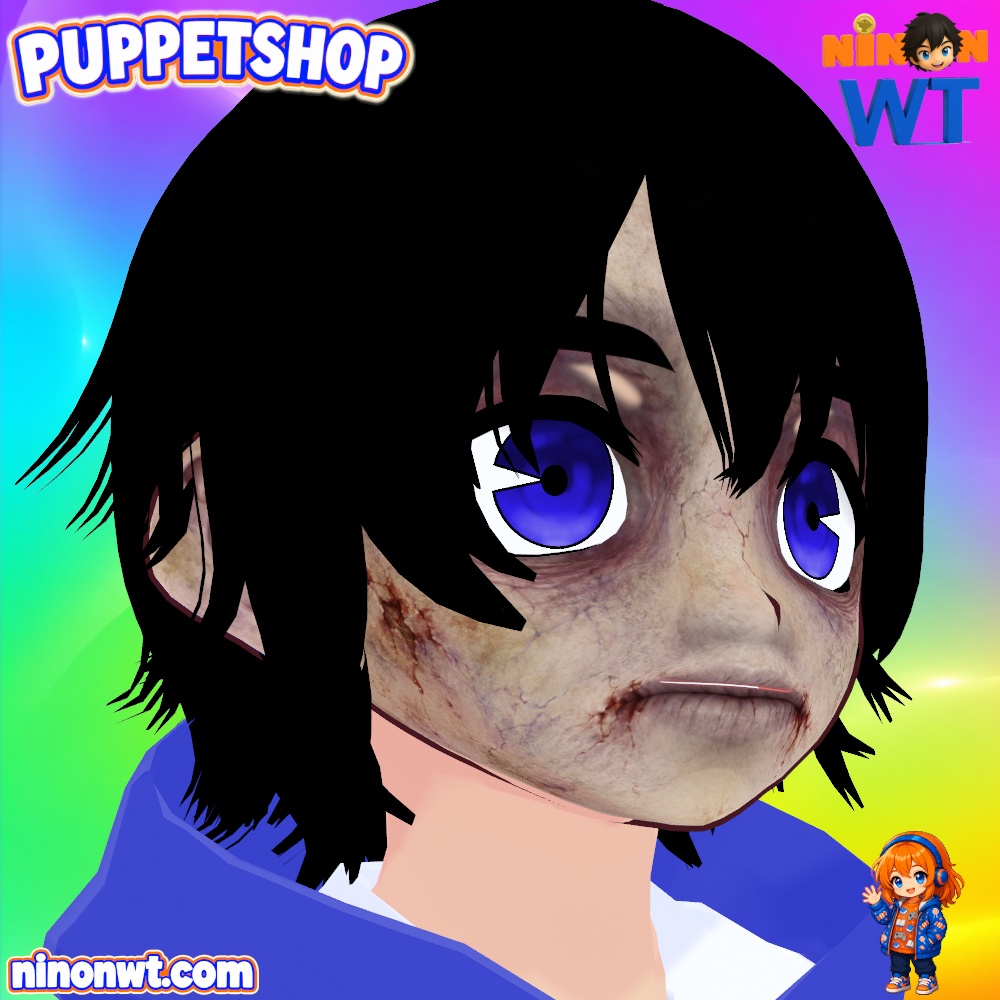 ゾンビホラー フェイステクスチャ | Zombie Horror Face Texture