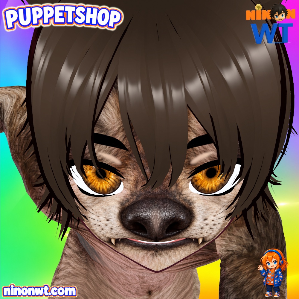 ウルフアバターテクスチャセット 3点セット | Wolf Avatar Texture Pack | 3 Textures