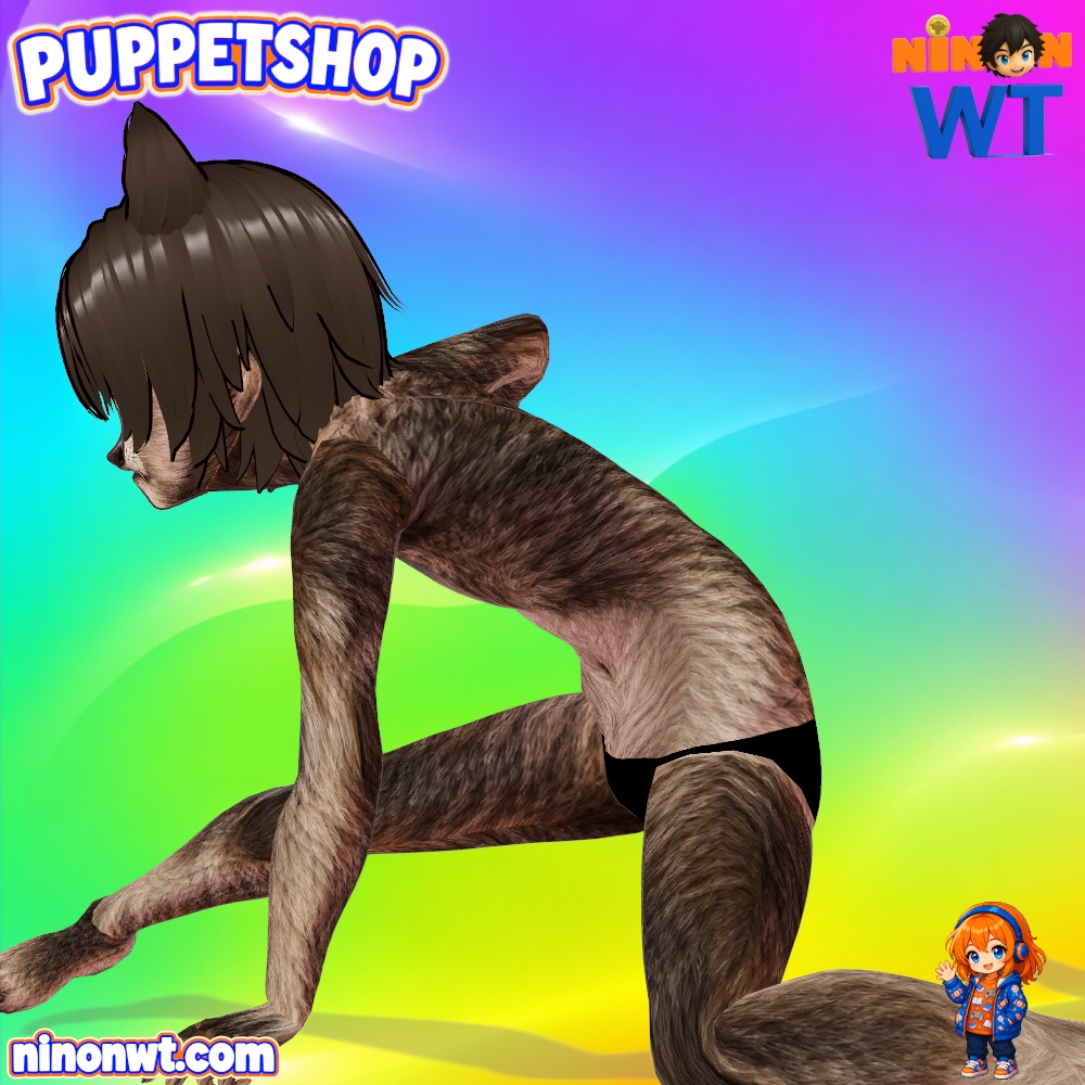 ウルフアバターテクスチャセット 3点セット | Wolf Avatar Texture Pack | 3 Textures