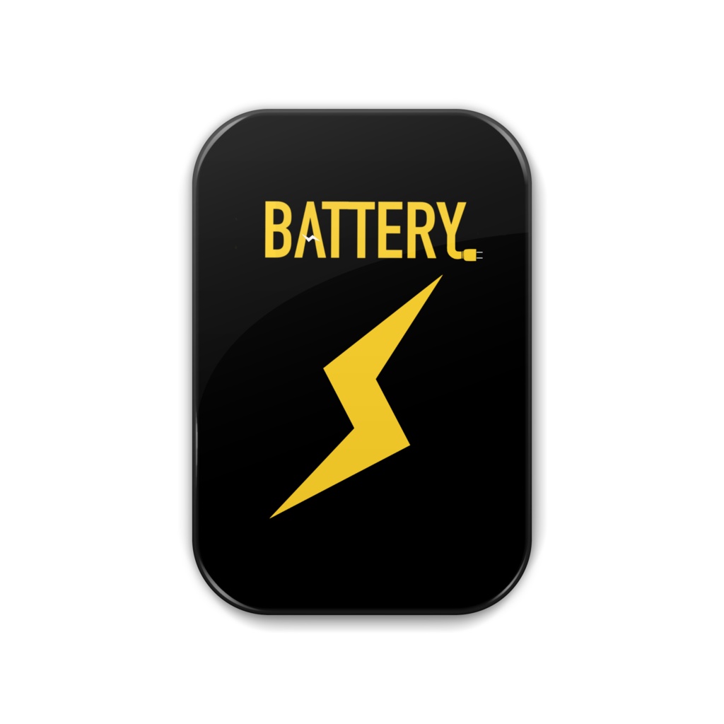 HIGH VOLTAGE BATTERY缶バッジ