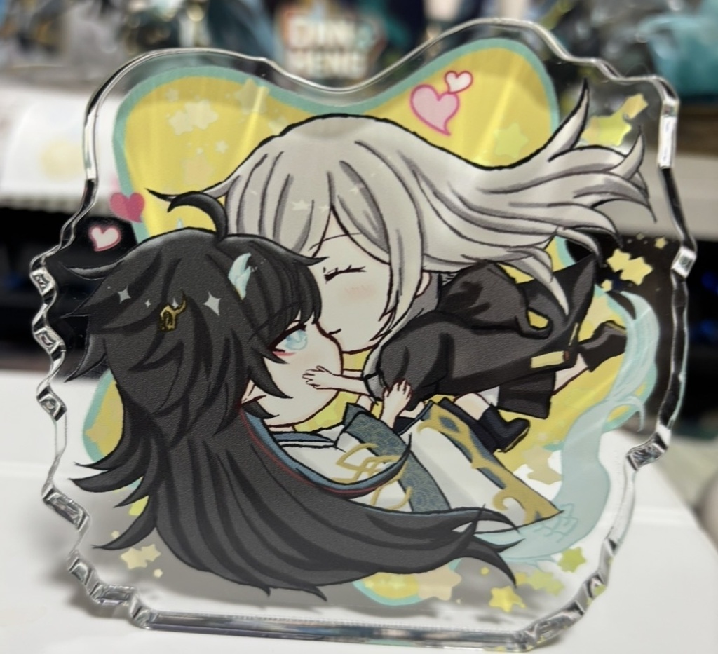 ｼｮﾀﾝｾｰ自立アクリルスタンド
