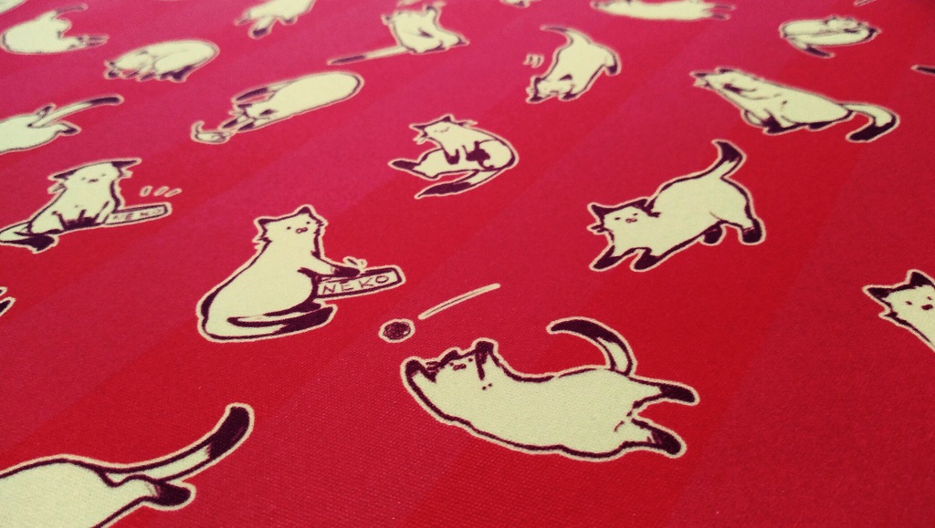 プレイマット(卓上マット)猫柄