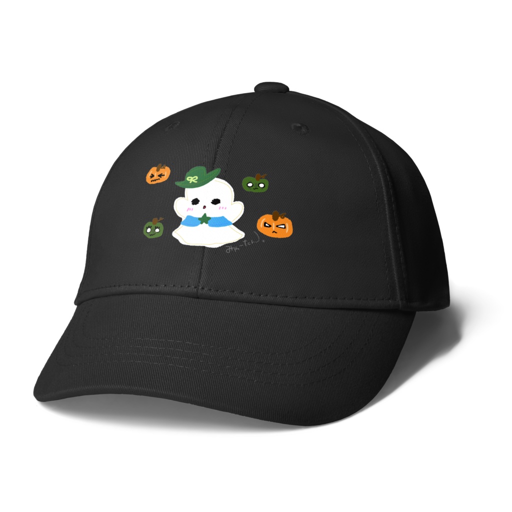 ハロハロみゃーたん🎃キャップ黒