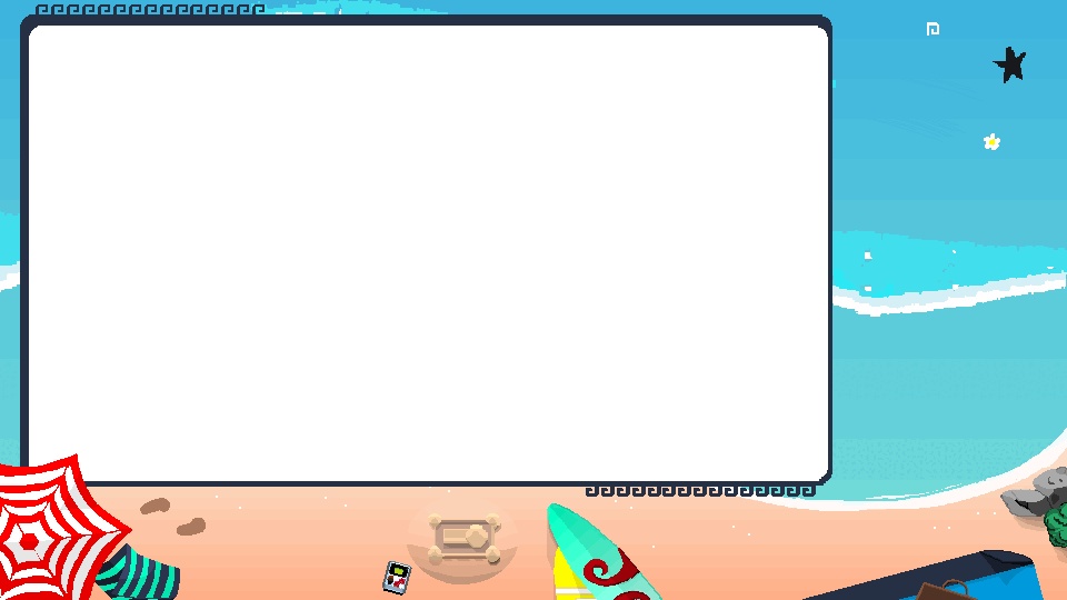 Overlay Beach Summer