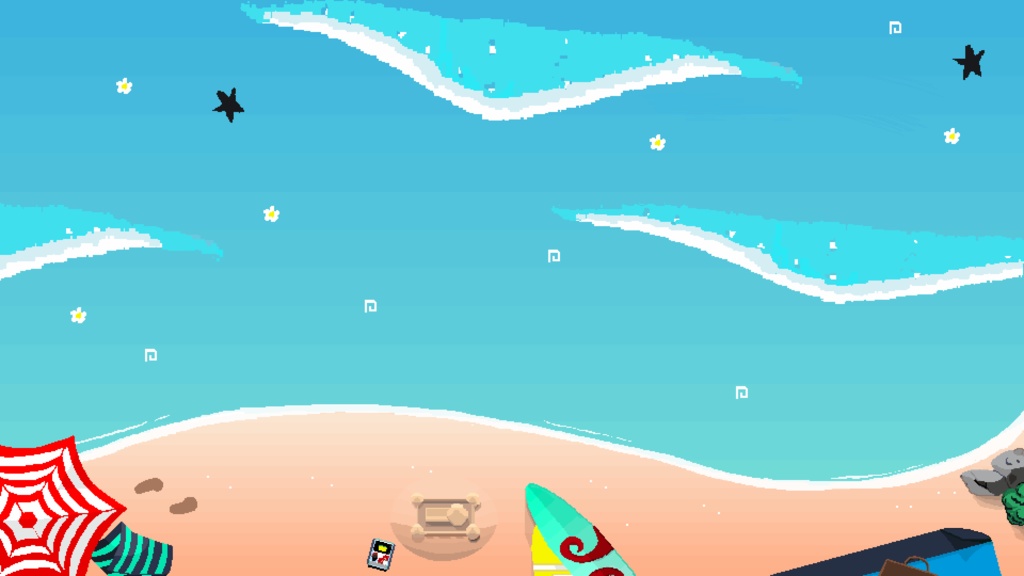 Overlay Beach Summer