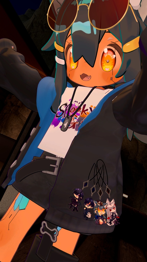 SpookyGirlsオリジナルアクリルキーホルダー