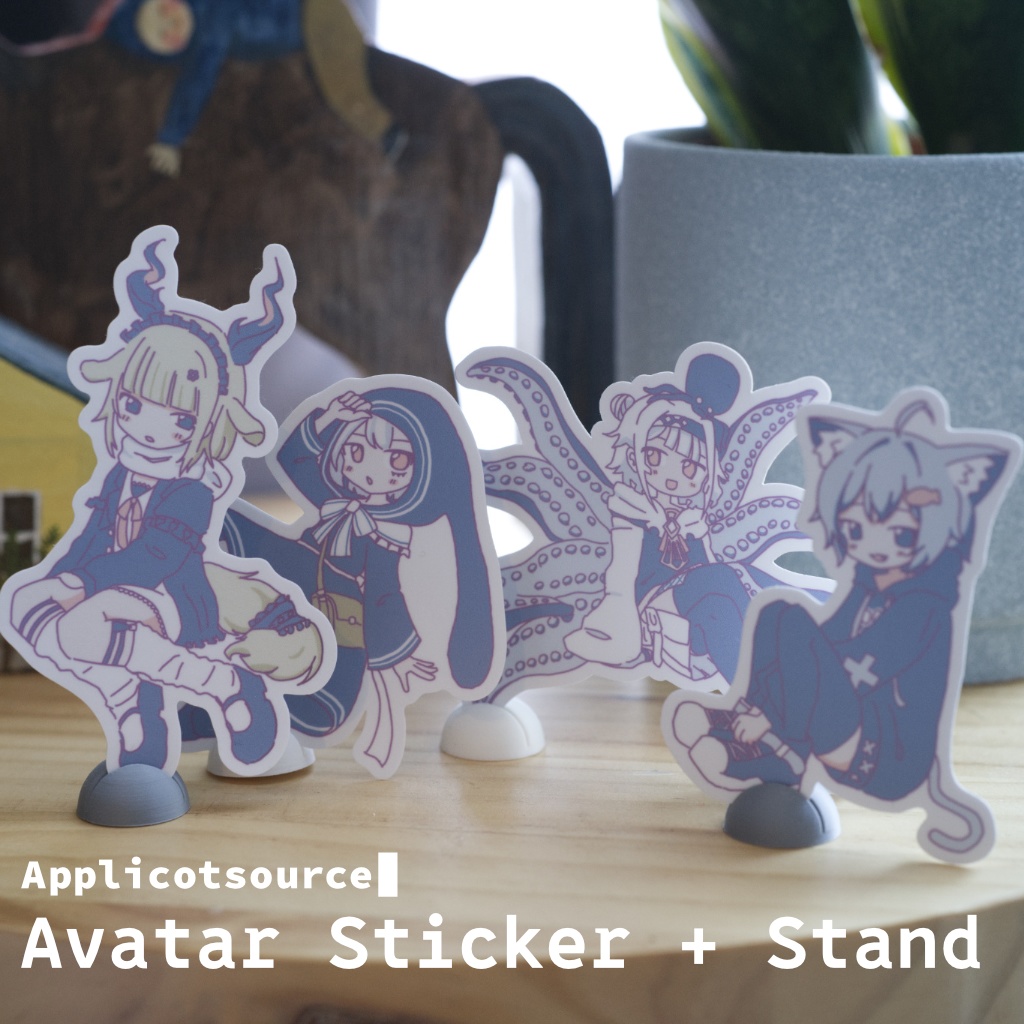 Avatar Sticker + Stand (みみのこ追加)
