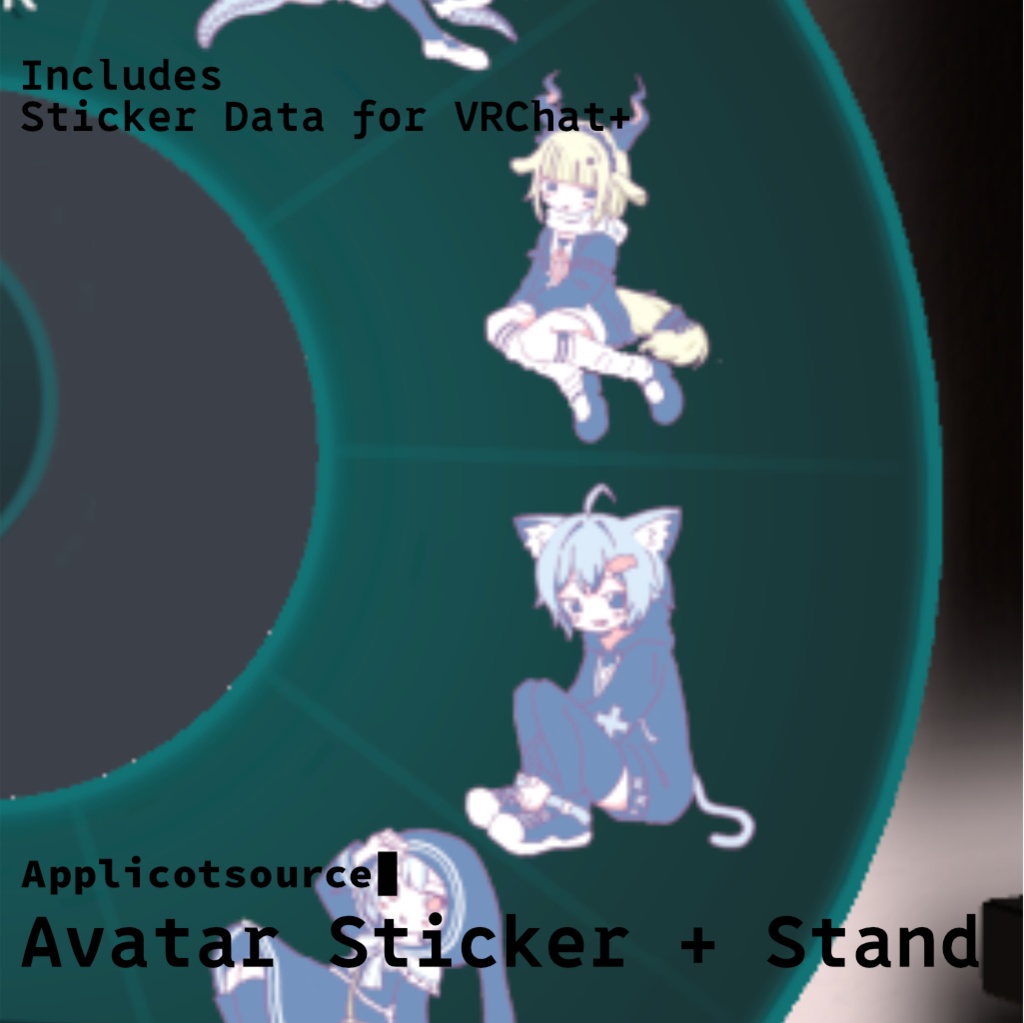 Avatar Sticker + Stand