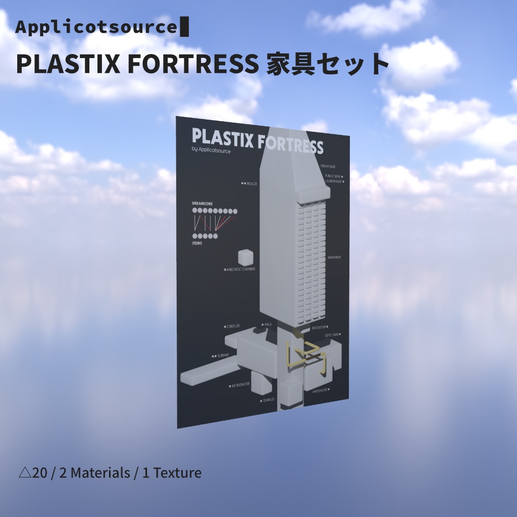 PLASTIX FORTRESS 家具セット