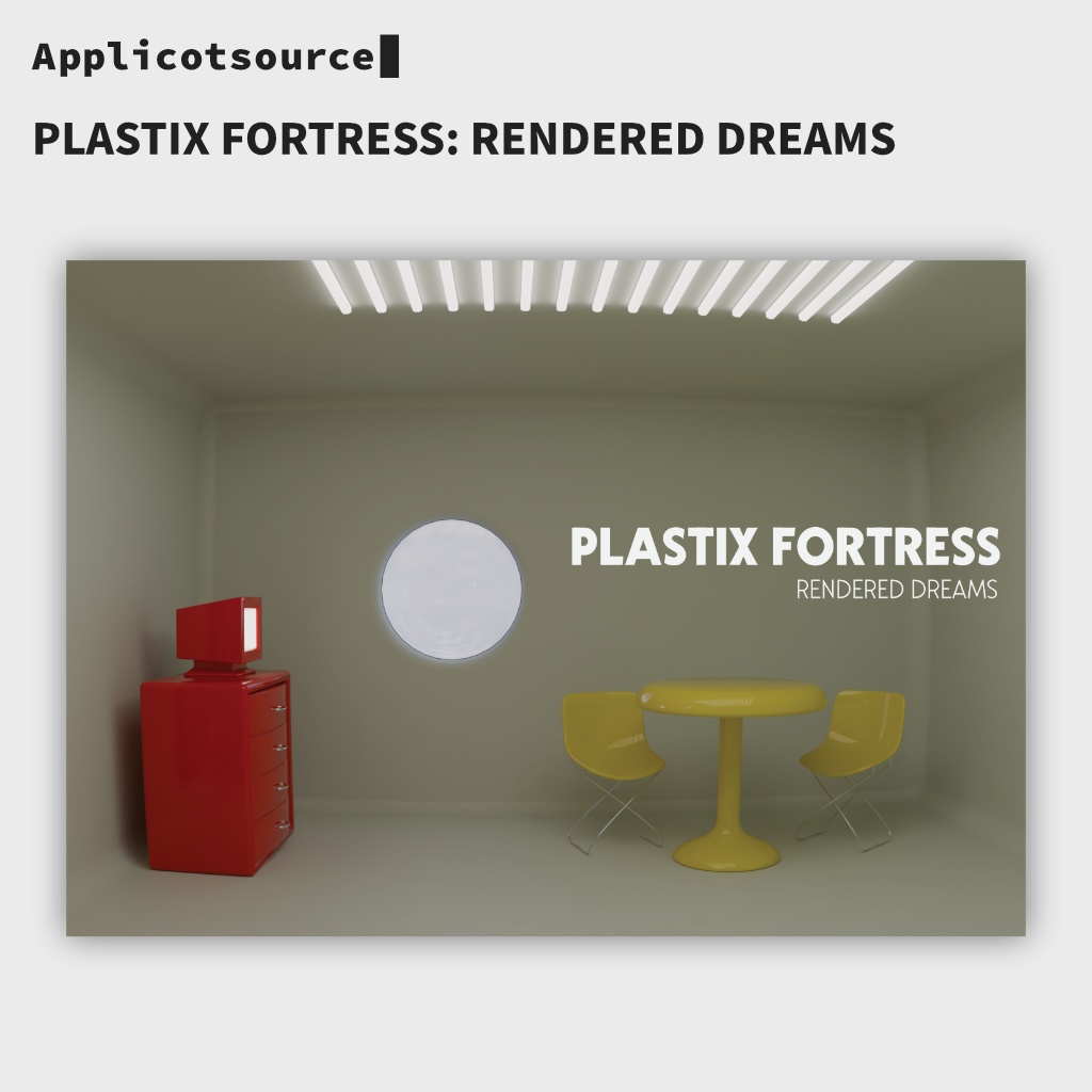 PLASTIX FORTRESS: RENDERED DREAMS + POSTCARD