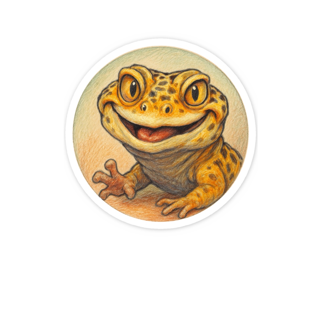 爬虫類 ステッカー