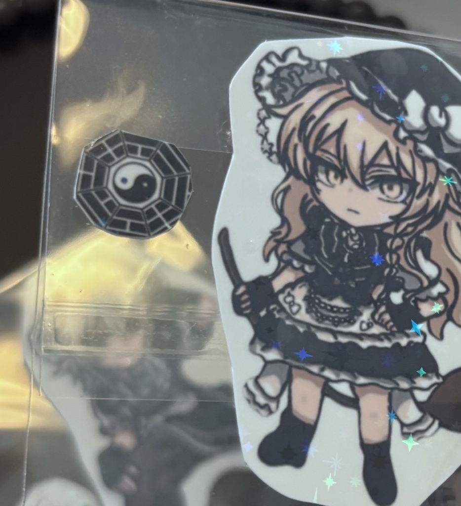 東方Project 霧雨魔理沙&十六夜咲夜 ホログラムステッカー