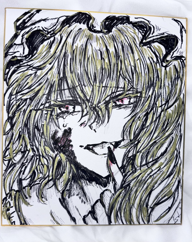 東方Project フランドール・スカーレット BICイラスト色紙
