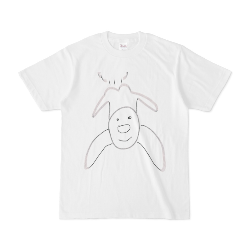 おならの推進力で迫ってくる人Tシャツ