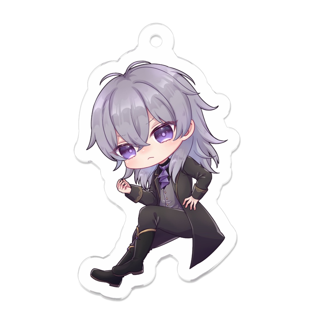 アクリルキーホルダー【怒り顔】